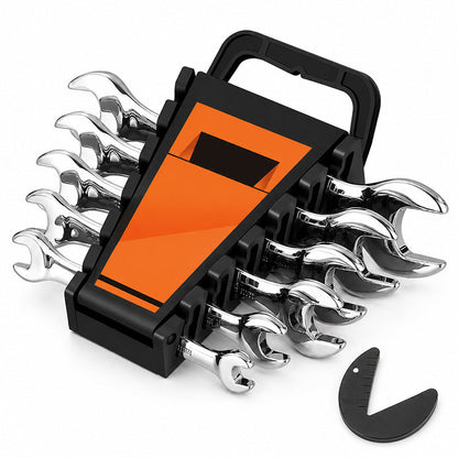 Professional Chrome Vanadium Open-End Wrench Set