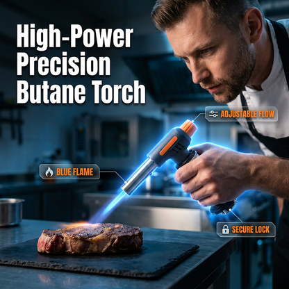 ⏳️Limited Time 50% Off! 🔥Compact & Powerful for Versatile Use | Portable Multi-Function Butane Torch