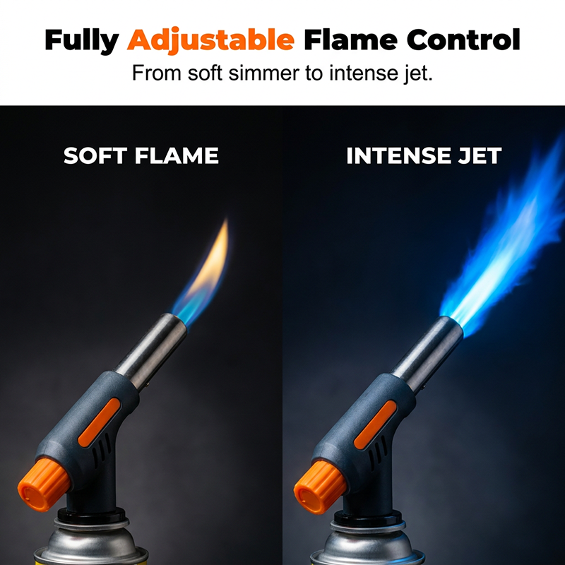 ⏳️Limited Time 50% Off! 🔥Compact & Powerful for Versatile Use | Portable Multi-Function Butane Torch