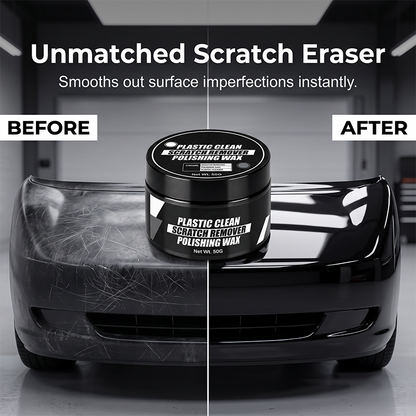Car Plastic Scratch Remover and Restorer Wax with Sponge 30ml