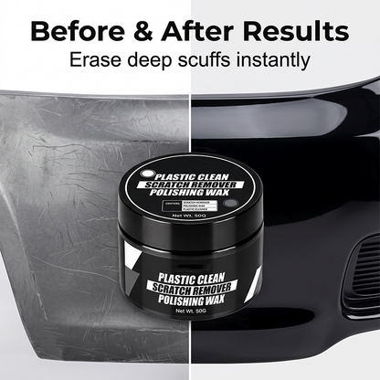 Car Plastic Scratch Remover and Restorer Wax with Sponge 30ml