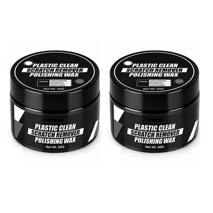 Car Plastic Scratch Remover and Restorer Wax with Sponge 30ml