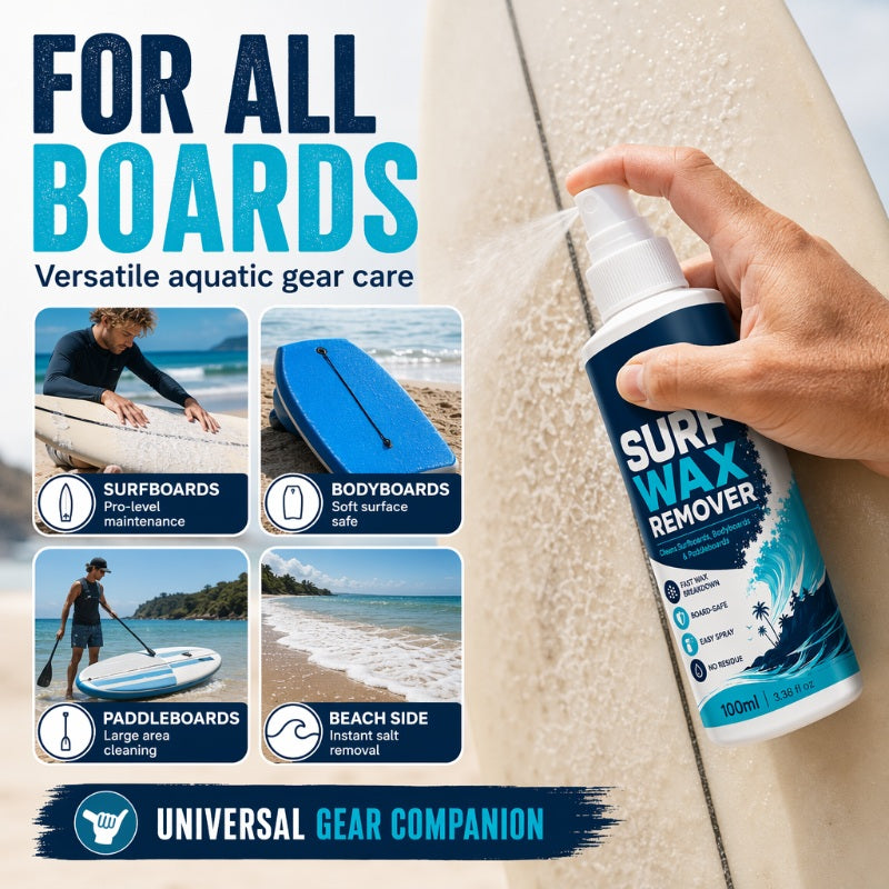 Surfboard Wax Remover Spray Quick Acting Cleansing Formula