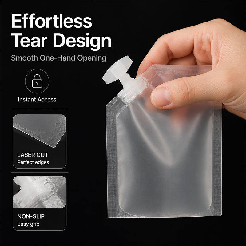 🔥Must-have travel essentials✨Mini Travel Refillable Squeeze Pouches