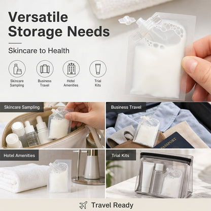 🔥Must-have travel essentials✨Mini Travel Refillable Squeeze Pouches