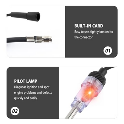 ⚡🔧 Automotive Ignition Coil & Spark Plug Tester – Quick LED Diagnostic Tool