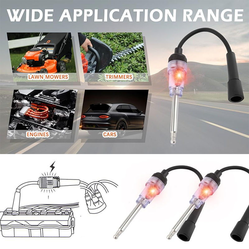 ⚡🔧 Automotive Ignition Coil & Spark Plug Tester – Quick LED Diagnostic Tool