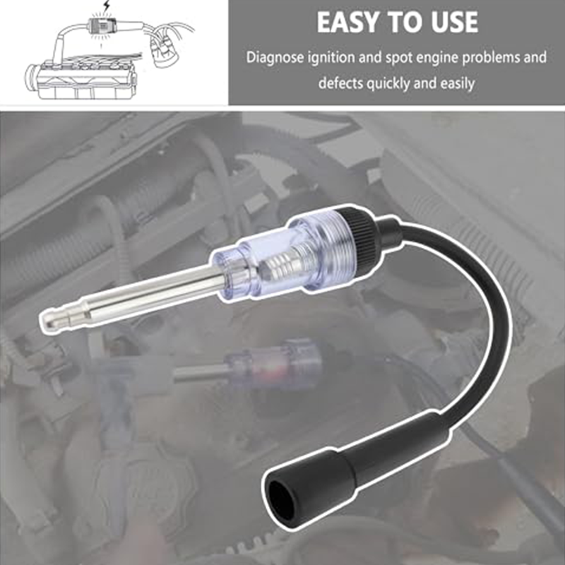 ⚡🔧 Automotive Ignition Coil & Spark Plug Tester – Quick LED Diagnostic Tool