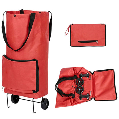 📢📢Limited-Time 50% Off！⏰️Foldable Shopping Trolley Bag