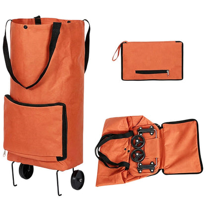 📢📢Limited-Time 50% Off！⏰️Foldable Shopping Trolley Bag