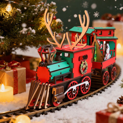 Festive DIY Train Puzzle