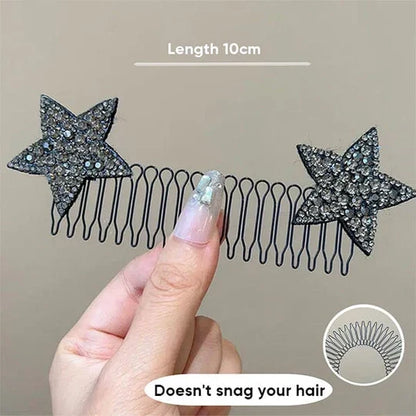 💇‍♀️✨ Flexible Invisible Hair Comb—invisible, flexible, and non-slip—instantly creates a perfectly secure hold! 🌟