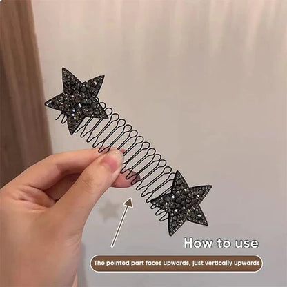💇‍♀️✨ Flexible Invisible Hair Comb—invisible, flexible, and non-slip—instantly creates a perfectly secure hold! 🌟