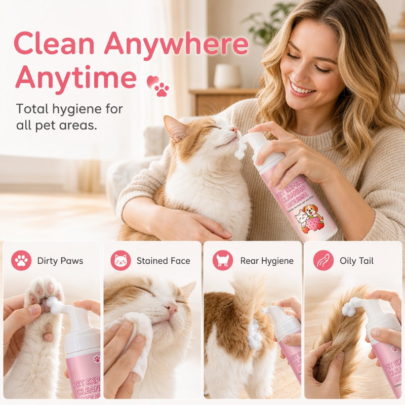 Pet Waterless Cleaning Mousse