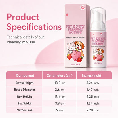 Pet Waterless Cleaning Mousse