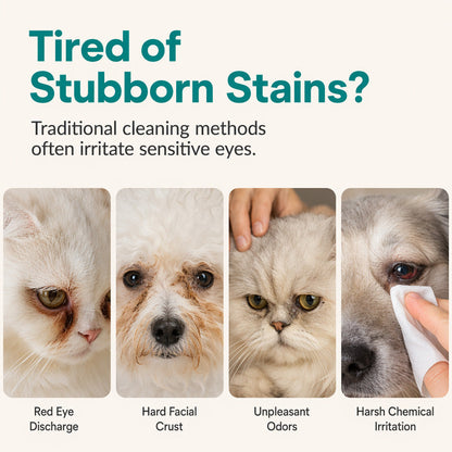 Gentle Pet Tear Stain Remover Wipes