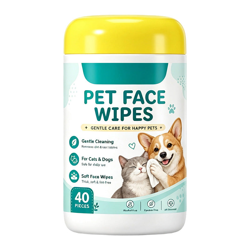 Gentle Pet Tear Stain Remover Wipes