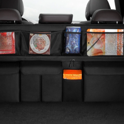 ⏳Time-Limited Special⏰Car Trunk Storage Bag, Hanging Organiser – Large Capacity, Space-Saving & Durable Oxford Fabric🚗