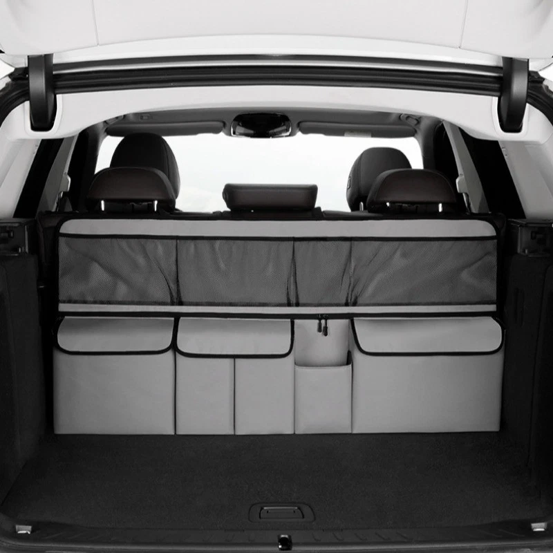 ⏳Time-Limited Special⏰Car Trunk Storage Bag, Hanging Organiser – Large Capacity, Space-Saving & Durable Oxford Fabric🚗
