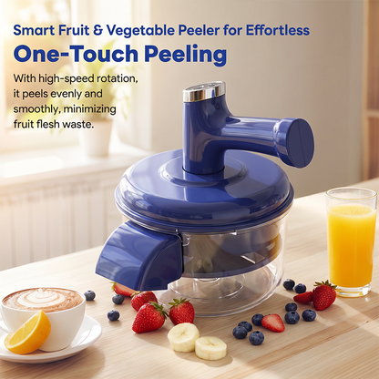 ⚡ Electric Fruit Peeler & Mixer – 2-in-1, USB rechargeable & one-touch – Peels in 10s – perfect for quick prep 🥕