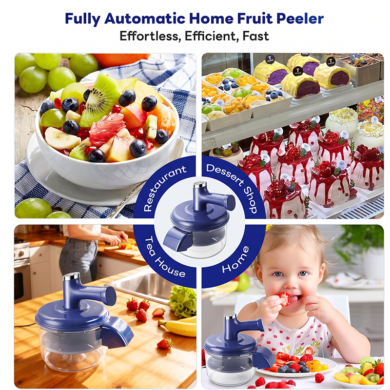 ⚡ Electric Fruit Peeler & Mixer – 2-in-1, USB rechargeable & one-touch – Peels in 10s – perfect for quick prep 🥕