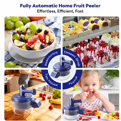 ⚡ Electric Fruit Peeler & Mixer – 2-in-1, USB rechargeable & one-touch – Peels in 10s – perfect for quick prep 🥕