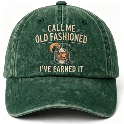 Unisex Vintage Washed Adjustable Baseball Cap