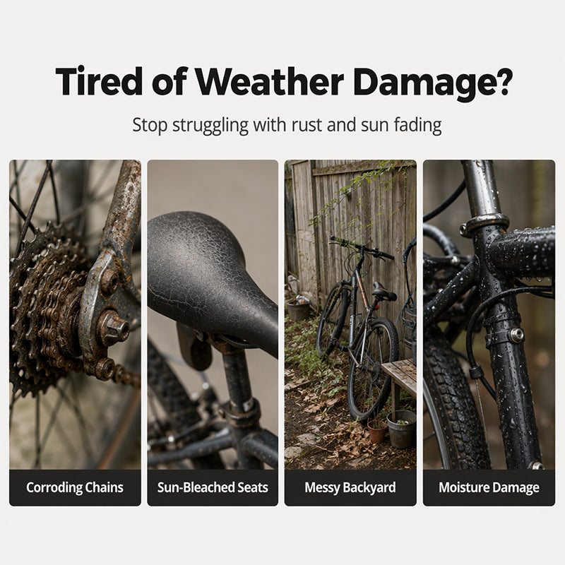 Waterproof Outdoor Bicycle Storage Shelter