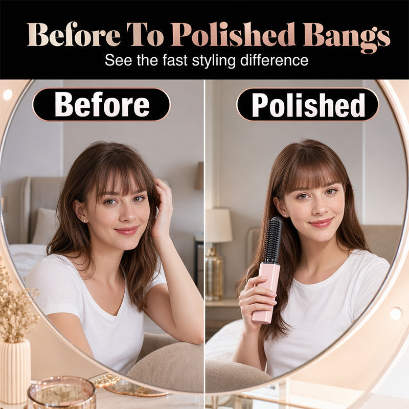 🎉 2026 Sale — Over 18,000 Sold! ✨ Portable Wireless Mini Hair Styler – Tame Flyaways & Frizz in Seconds – Perfect for Bang Touch-Ups On the Go! 💇‍♀️