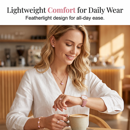 Women's 5-Piece Watch Jewelry Set