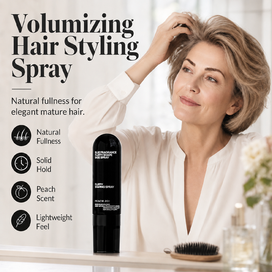 💁Buy 2 Get 1 Free✨Fluffy Hair Shaping Spray, Long Lasting Peach Scent Volumizing Hair Mist for All-Day Hold