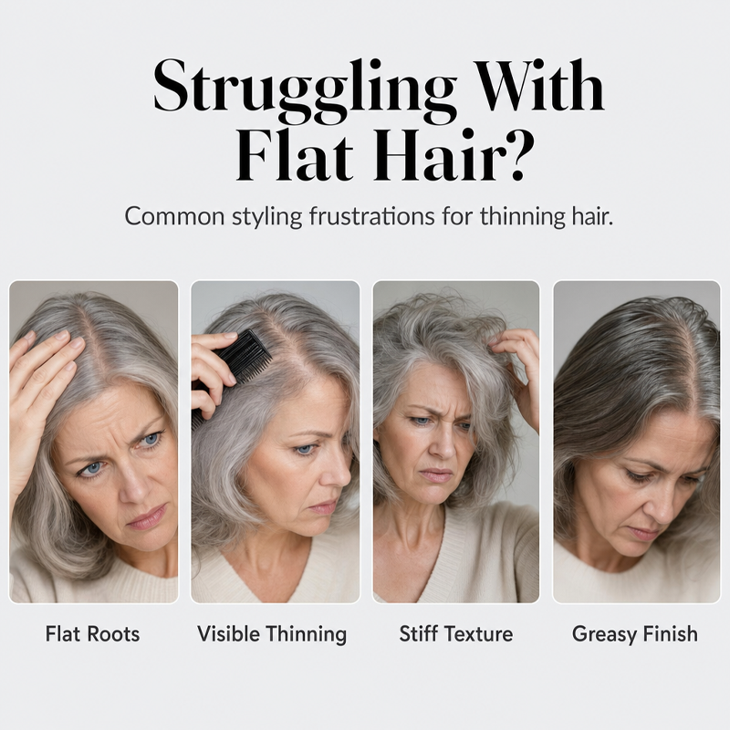 💁Buy 1 Get 1 Free✨Fluffy Hair Shaping Spray, Long Lasting Peach Scent Volumizing Hair Mist for All-Day Hold