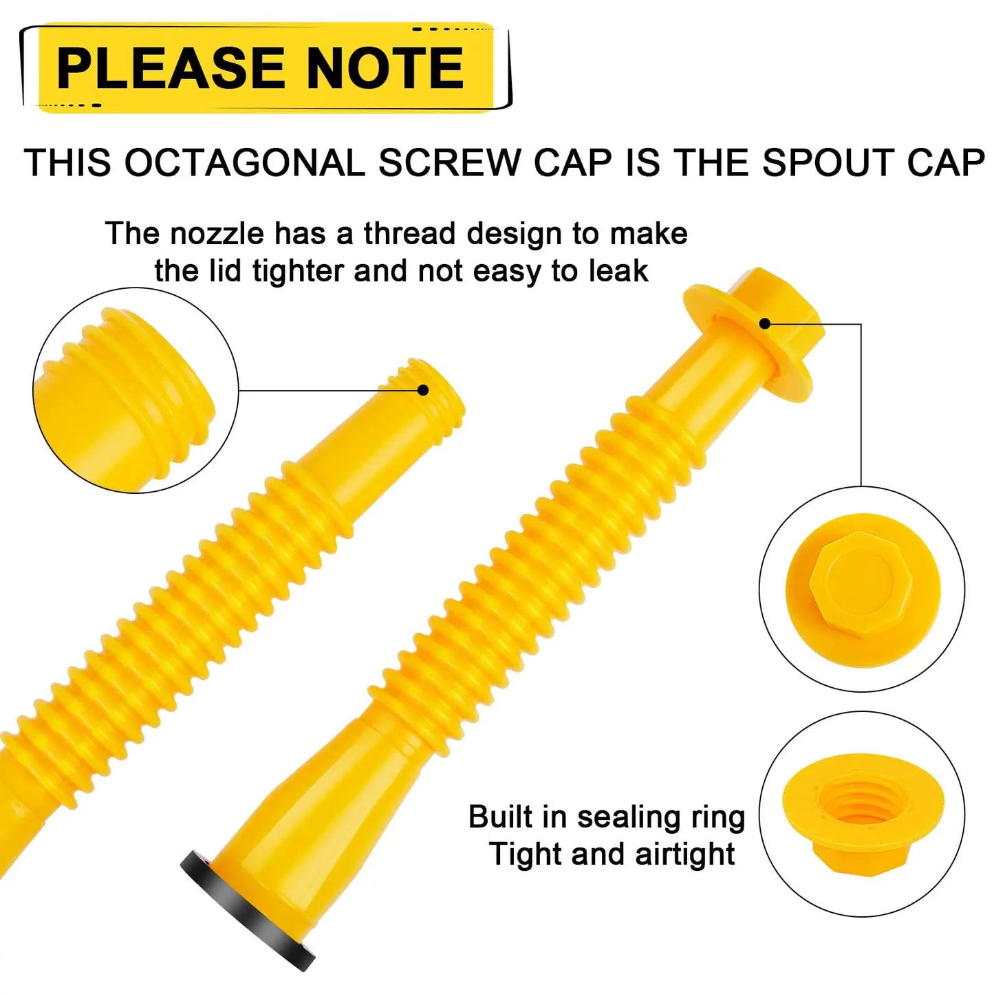 Threaded Pipe With Hex Nut