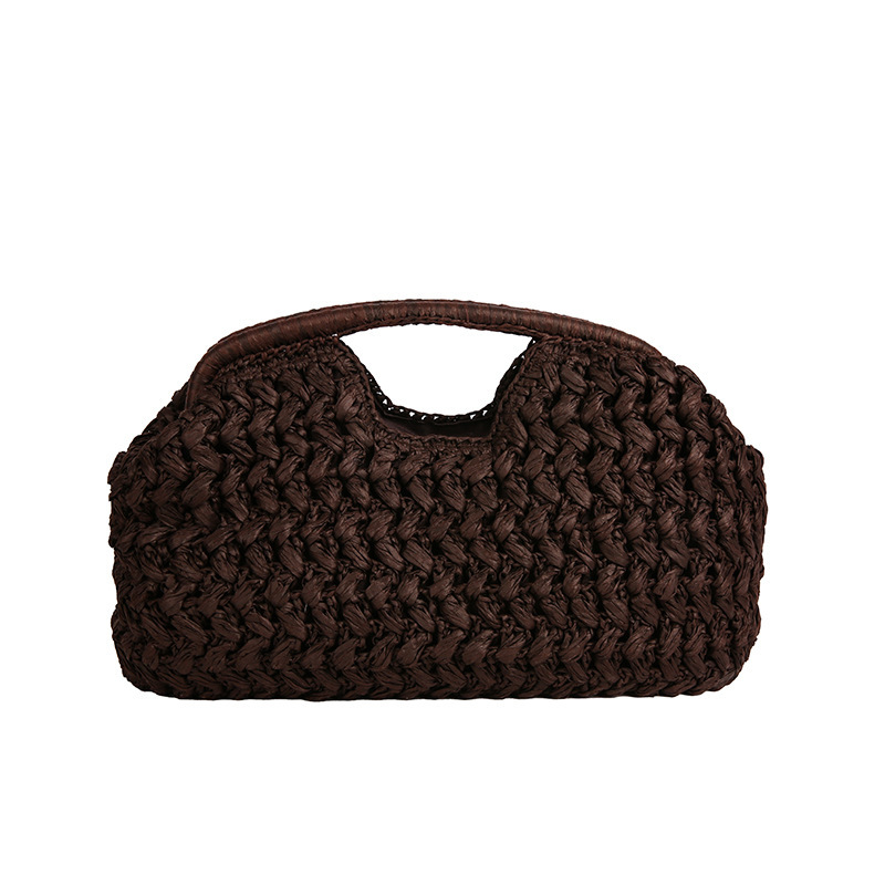 Handwoven Straw Handbag for Women