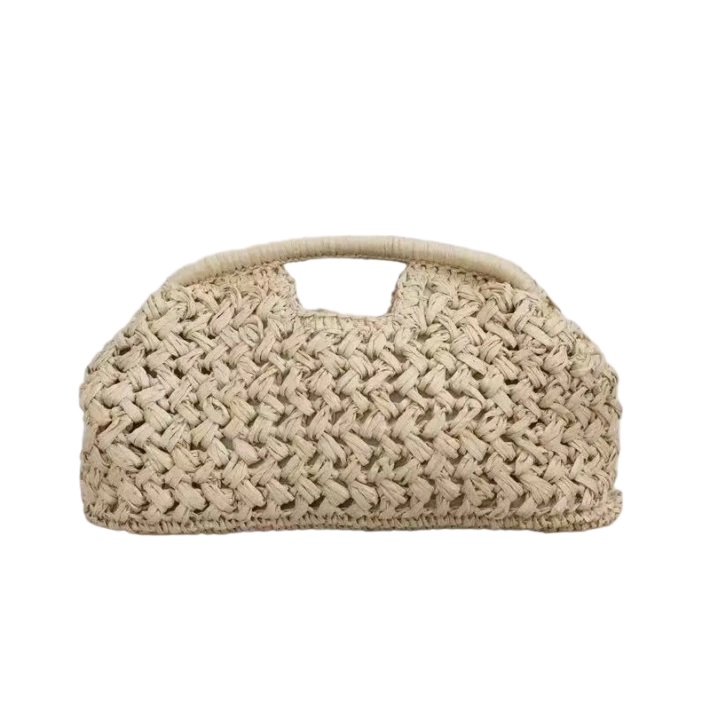Handwoven Straw Handbag for Women
