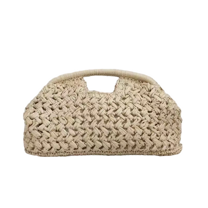 Handwoven Straw Handbag for Women