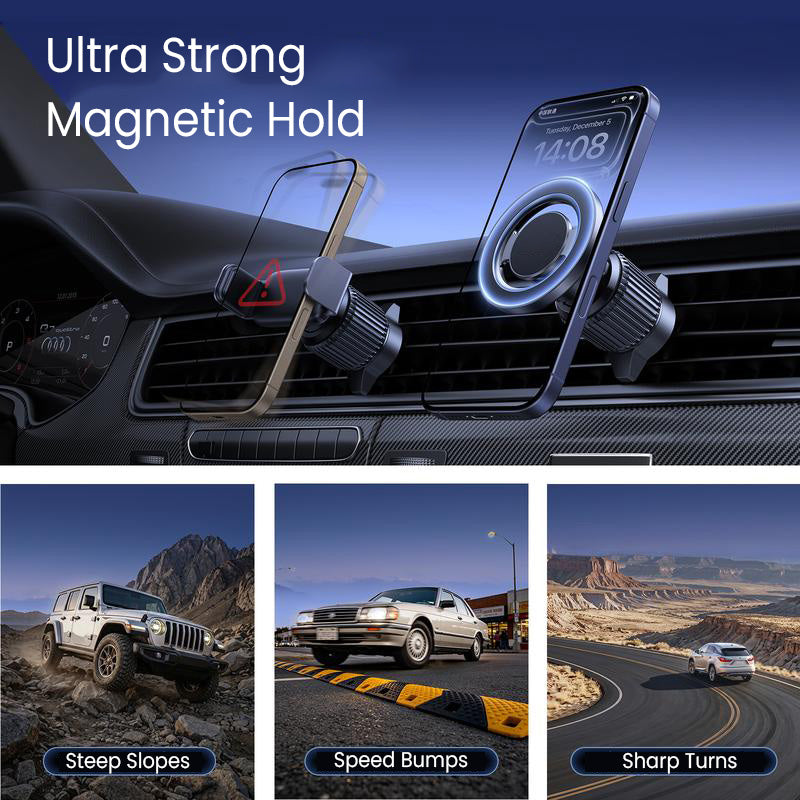 Universal Magnetic Vent Clip Car Phone Mount
