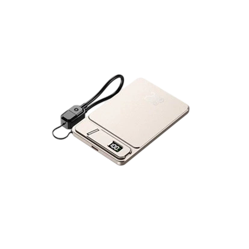 Portable 2.5W Watch Charger Power Bank with Integrated Cable
