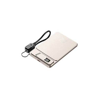 Portable 2.5W Watch Charger Power Bank with Integrated Cable
