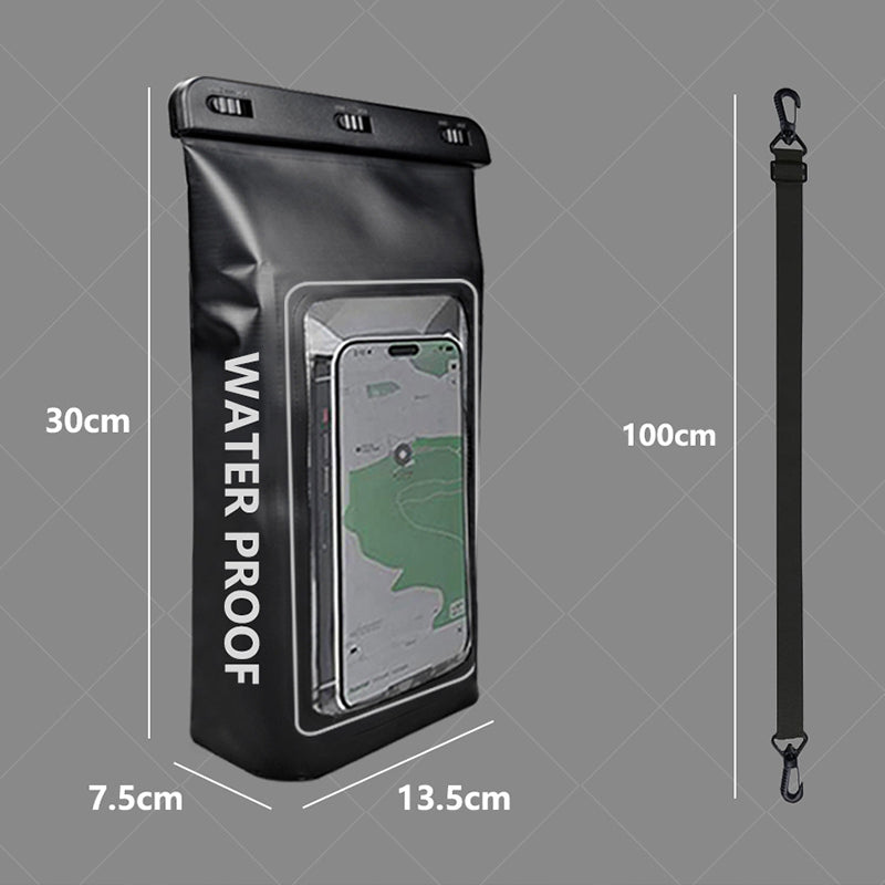 ⏳Time-Limited Special⏰Waterproof Touchscreen Dry Bag – IPX8 Phone Pouch for Swimming, Beach & Kayaking | Crystal Clear Anti-Fog Window