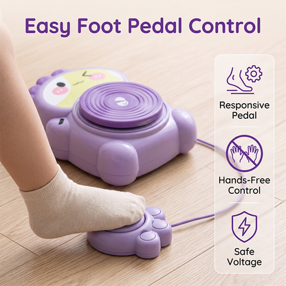 Kids Electric Pottery Wheel DIY Clay Craft Kit