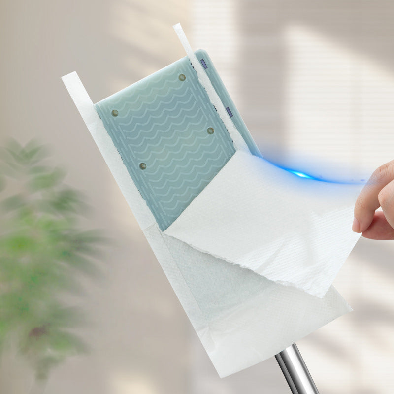 Hands-Free Lazy Mop for Reusable & Disposable Cloths