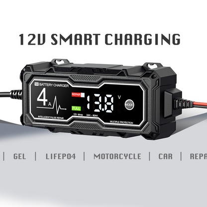 Smart Battery Charger and Battery Maintainer