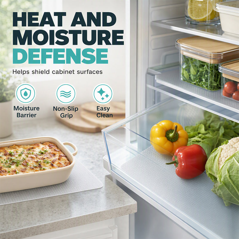 🏠 Clear Shelf Liner – Waterproof EVA Drawer & Cabinet Mat