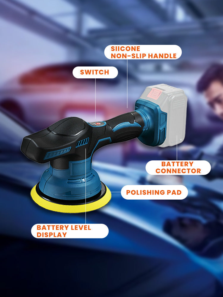 🔥Cordless Car Buffer Polisher Kit with 8-Speed