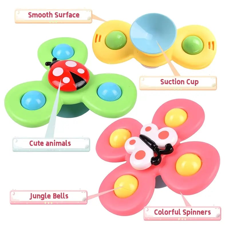 Suction Cup Spinner Toys