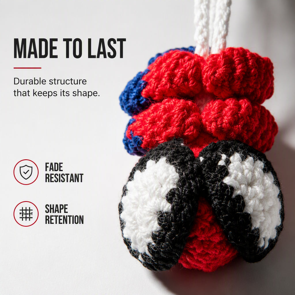 🔥HOT SALE!🕷️Crochet Spider Car Hanger Ornament