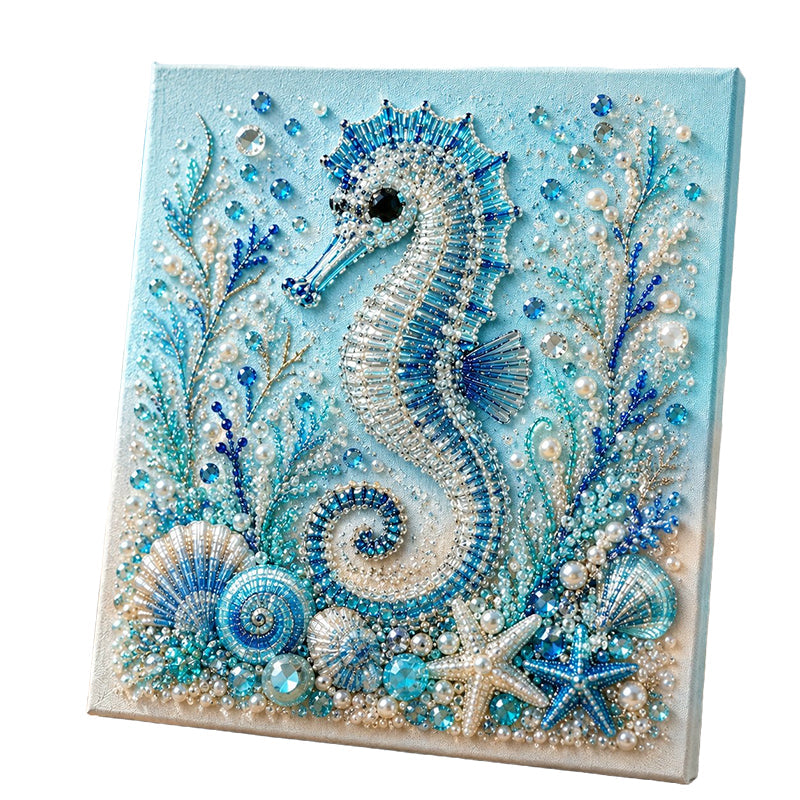 🥳2026 HOT SALE🥳💞50K+ SOLD!⏳✨Creative Ocean Life DIY Faux Pearl Painting Kit