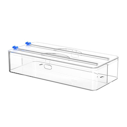 Kitchen Wrap Organizer with Dual Sliding Cutter