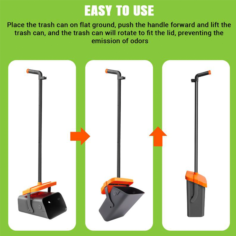 Long-Handle Dog Pooper Scooper Set